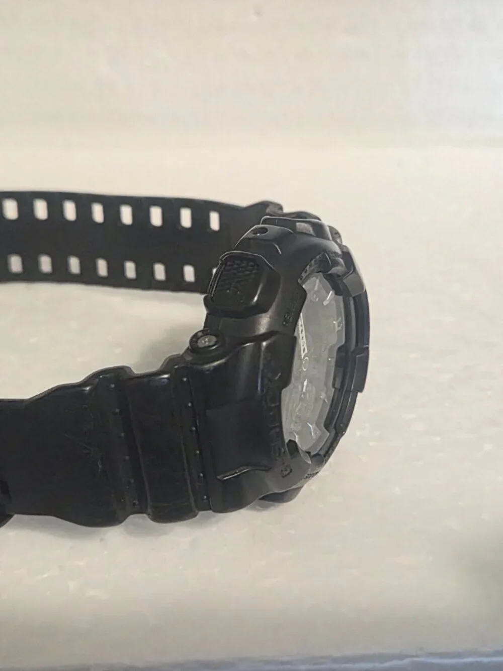 Casio G Shock Matte Black analog and digital